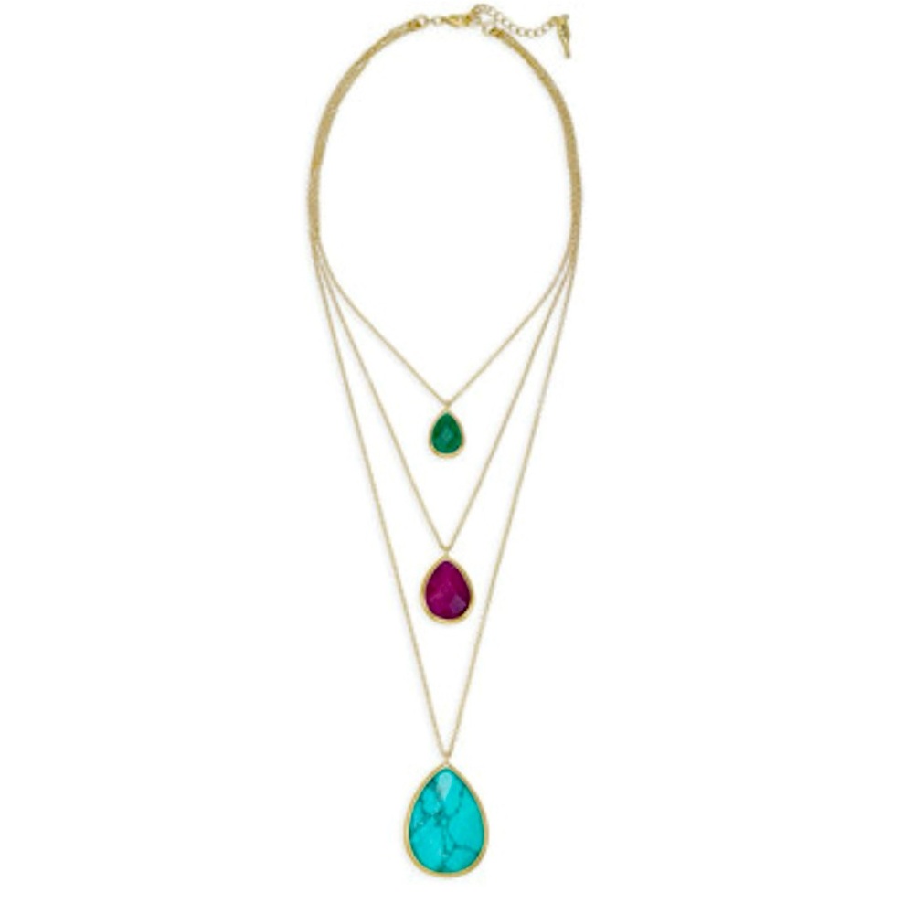 Chloe & Isabel Minaret Three Row Convertible Necklace